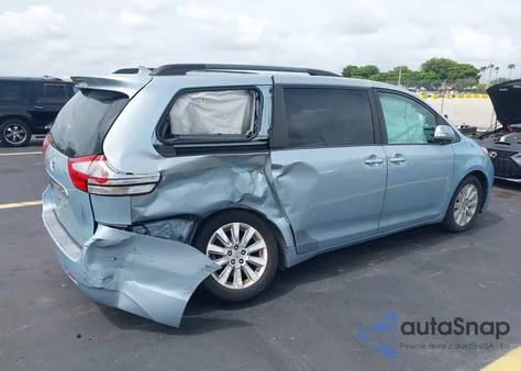 2015 Toyota Sienna Limited Premium 7 Passenger из США, поврежденный, VIN 5TDDK3DC0FS127743